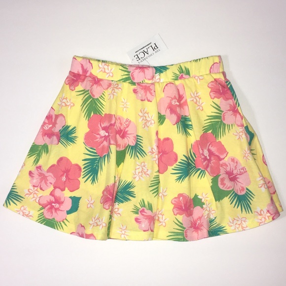 NWT C.Place 5T floral tropical skort - Picture 1 of 3